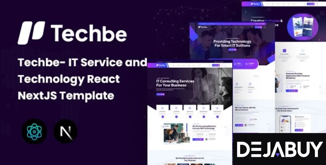 Techbe- IT Service And Technology React NextJS Template