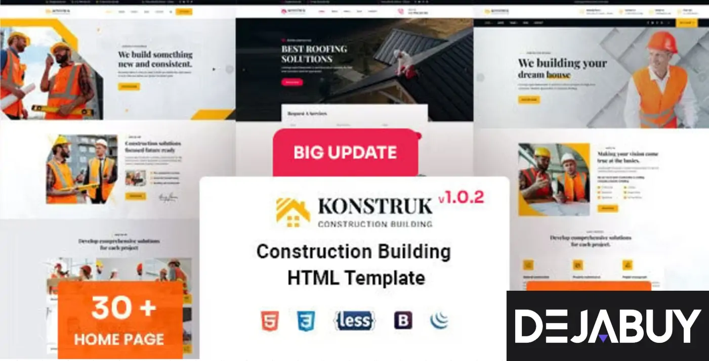 Konstruk - Construction HTML Template