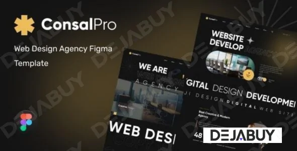 ConsalPro - Web Design Agency Figma Template