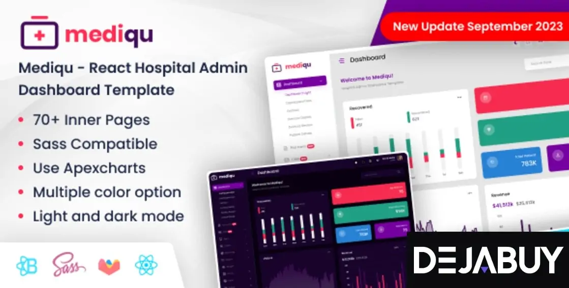 Mediqu - Hospital React Admin Dashboard Template