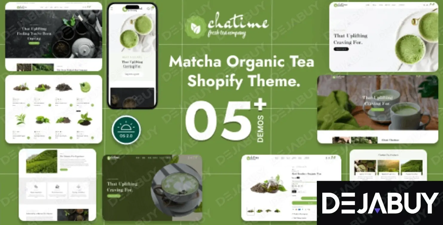 Chatime - Matcha & Organic Tea Store Shopify Theme
